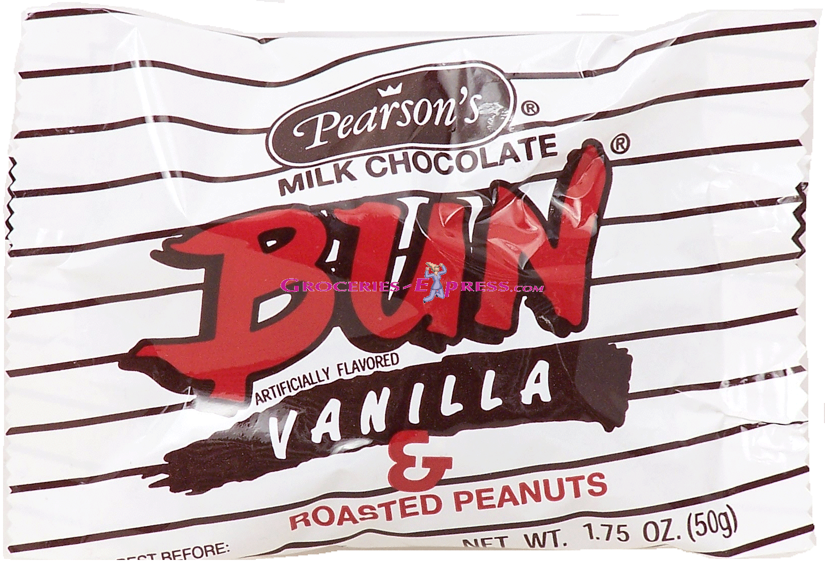 Pearson Bun vanilla & roasted peanuts covered in milk chocolate Full-Size Picture